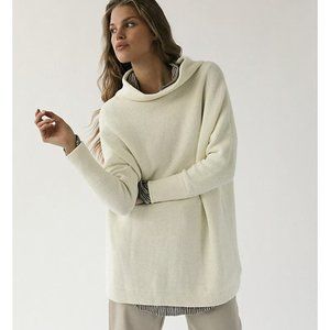 FREE PEOPLE | SLOUCHY OTTOMAN TUNIC SWEATER IVORY